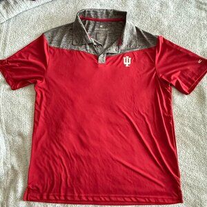 Men's Indiana University polo shirt - Red - Size XXL